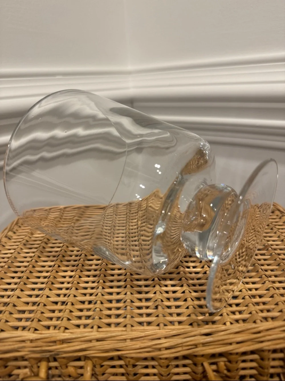 Clear Glass Trifle Vase, 6.5
